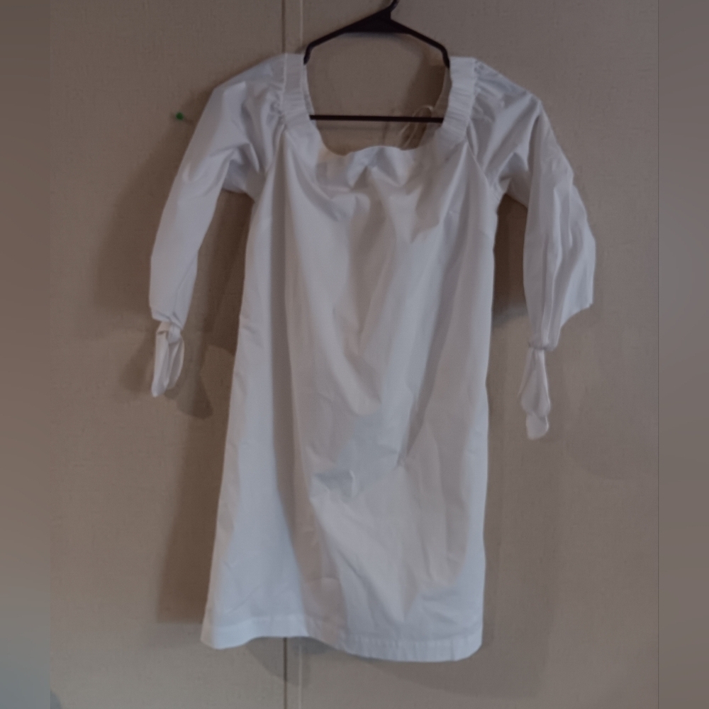 Boston Proper White Mini Dress